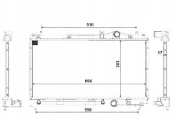 NRF NRF50332(iMOTO) Chrysler neon 2,0 16v nrf cooler + driver's essential #37