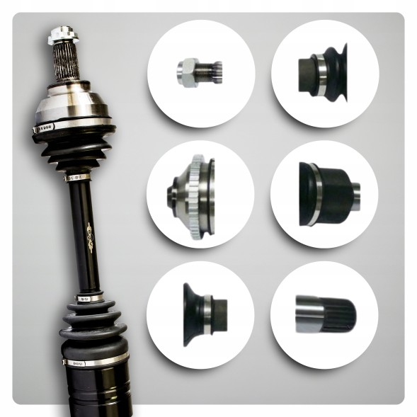 BRV  Half axle front left bmw 3 (e46) 330 xd at / mt new