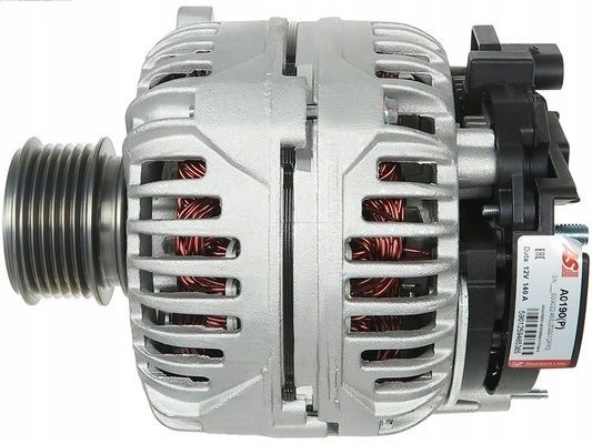 AS-PL A0190(P) Alternator with wheel audi a3 8p1 2.0fsi/ 2.0 tdi/ 2.0 tfsi 05/03-