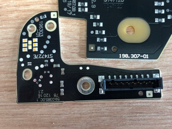 WOLLER  Led dpr tiles left color white for audi a6 a6l c7 2016-18 headlight