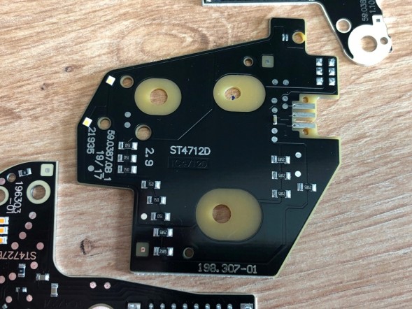 WOLLER  Led dpr tiles left color white for audi a6 a6l c7 2016-18 headlight