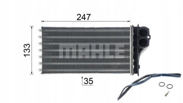 Mahle AH 193 000P Behr mahle heater citroen xsara picasso 03-