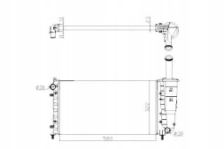 NRF NRF53601A(iMOTO) Cooler fiat punto 1,2 99- nrf + driver's essential #37