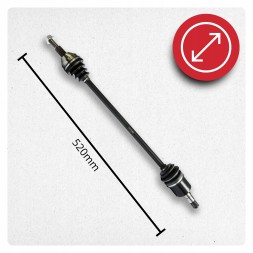 BRV  Half axle right chrysler town &amp; country 3.6 3.8 v6 4.0 v6 automatic new