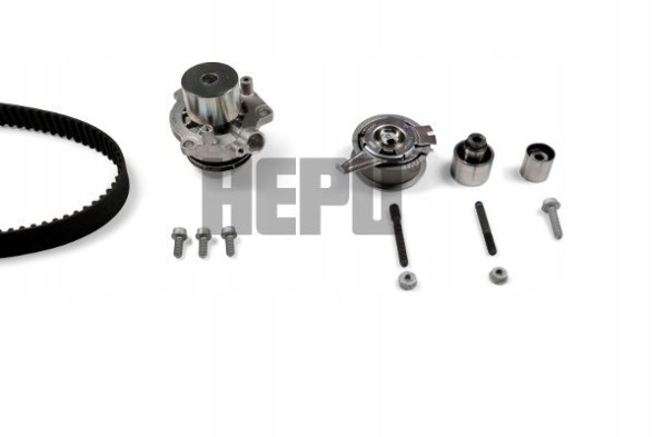 HEPU PK06690M Timing set (belt + roller + liquid pump) without regulator fits: