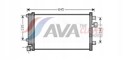 AVA Quality cooling  Fiat multipla 1.9 99- ft5328d ava ava quality cooling
