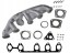 Ertons 5509837676 Cast iron exhaust manifold for vw touareg t5 2.5tdi