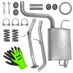 Polmostrów POL-S2Z48K0Y8F6Q7L6 Set of silencers toyota avensis 3 iii t27 09 - 18 1.6 1.8 2.0 sedan kombi