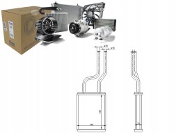 Nissens 108793301 NIS Nis73457 heater (190x160x35) toyota hiace iv + driver assistant #33