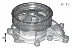 Dolz DOLE114(iMOTO) Scania water pump dolz + driver's kit #35