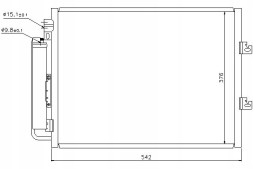 Nissens 940126 NIS/GIFT Air conditioning condenser renault twingo ii 1.2 03.07 + driver assistant #31