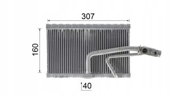 Mahle AE 114 000P Air conditioning evaporator behr premium line