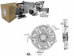 Nissens Radiator fan (with housing) citroen xsara pi + driver's essential #37