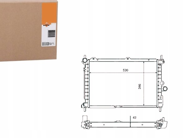 NRF NRF50126(iMOTO) Cooler opel astra 1,7tds isuzu nrf + driver's essential #37