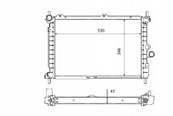 NRF NRF50126(iMOTO) Cooler opel astra 1,7tds isuzu nrf + driver's essential #37