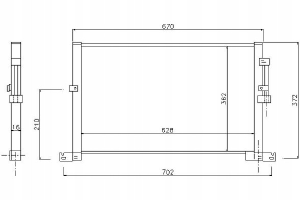 Nissens PRO/94718 NIS Air conditioning condenser jaguar x-type 2.1/2.5/3.0 0 + collision assistant #34