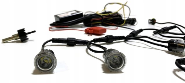 CHINA  Daytime running lights 5 led round point flex