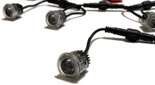 CHINA  Daytime running lights 5 led round point flex