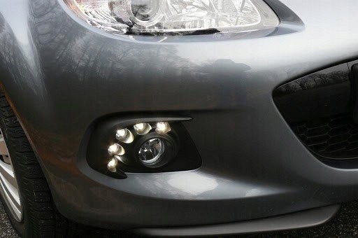 CHINA  Daytime running lights 5 led round point flex