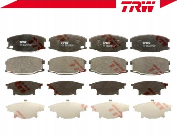 TRW  Brake pads mitsubishi front canter 2,8-3,9dt + collision assistant #34