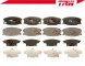 TRW  Brake pads mitsubishi front canter 2,8-3,9dt + collision assistant #34