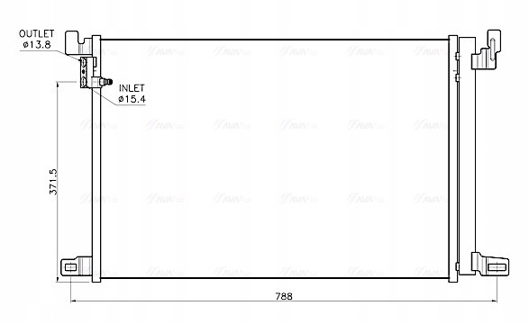 AVA Quality cooling  Condenser, air conditioning ava quality cooling ai5459d