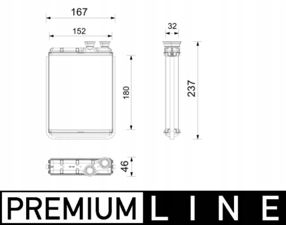 Mahle AH 365 000P Heater behr premium line ah365000p/mah