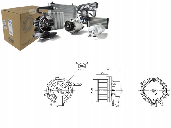 Nissens 87622 Citroen jumper ii opel movano c peugeot boxer 2.0d-electric blower