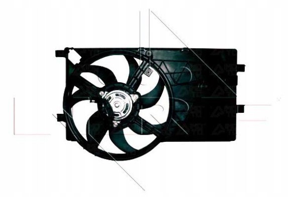 NRF  Peugeot bipper 1,4hdi radiator fan nrf + collision assistant #34