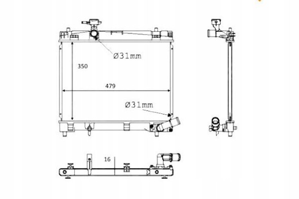 NRF 86235283 NRF Nrf toyota 58384 water cooler