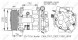 NRF 32239 Compressor air conditioning compressor 32239 nrf citroen