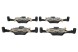 ATE 13.0460-7345.2 Brake pad set, disc brakes ate 13.0460-7345.2