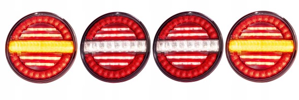 Fristom FT-213 FT-214 Rear lamp led round lamps set trailer tow truck semitrailer autotow truck
