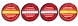 Fristom FT-213 FT-214 Rear lamp led round lamps set trailer tow truck semitrailer autotow truck