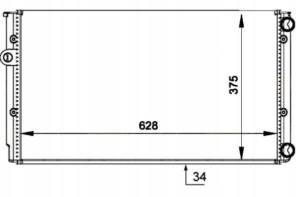 Hella 8MK 376 714-044/HEL Hella cooler vw golf3/4/vento 1,6-2,0 1,9tdi + driver assistant #28