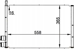 Hella 8FC 351 300-354/HEL Hella air conditioning cooler condenser 1254203 114 + driver assistant #28