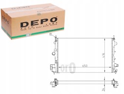 Depo PRO/037-017-0085 DEP Cooler vectra c,fiat croma depo + collision assistant #34