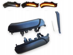 WOLLER Set of led flashers dynamic mirrors for toyota prius iq camry