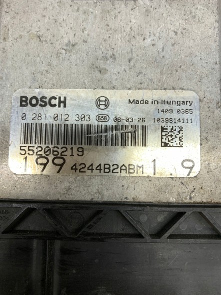 CHINA KOMPUTER SILNIKA FCA 0281012303 55206219 Engine computer fca 0281012303 55206219