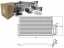 Nissens  Air conditioning condenser opel vectra b 1.6-2.5 09.95 + collision assistant #34
