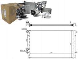 Nissens Engine cooler audi a3 tt seat altea altea xl + driver's essential #37