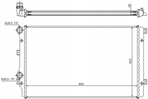 Nissens  Engine cooler audi a3 tt seat altea altea xl + driver's essential #37