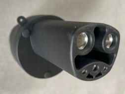 WOLLER 20kW ETUI TYP2 USA EU 80A Adapter car charging case 20kw typ2 ac to tesla us entry to europe