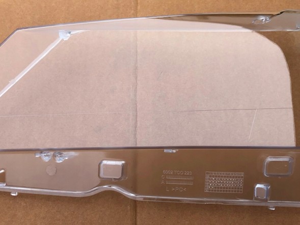 WOLLER L.169/351.+L.169/352. Glass lampshades left right front for bmw x3 f25 2010-2014 beforelift