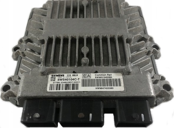 Siemens KOMPUTER ECU PEUGEOT 5WS40104C-T 9651942480 IMMO OFF Computer ecu peugeot 5ws40104c-t 9651942480 immo off