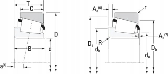 Timken JW4549/JW4510 Timken tapered roller bearing jw4549/jw4510 45x95x29 mm