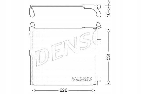 Denso  Denso air conditioning cooler condenser 8846060420 + driver assistant #28