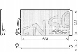 Denso PRO/DCN05102 DEN Condenser air conditioning cooler [DENSO] + collision assistant #34