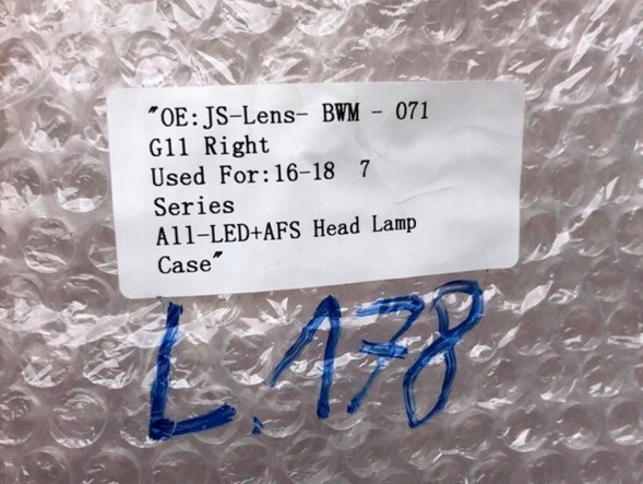 WOLLER  Can led headlight cartridge afs right front for bmw 7 g11 g12 2015-2018