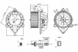 Nissens 87024/ZAW Nissens blower rvi mascott nissan interstar opel
